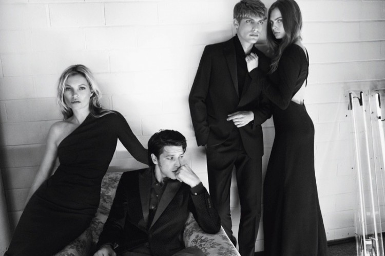 Kate Moss & Cara Delevingne w wieczorowej kampanii Mango
