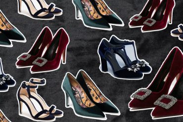 aksamitne szpilki sandałki i czółenka