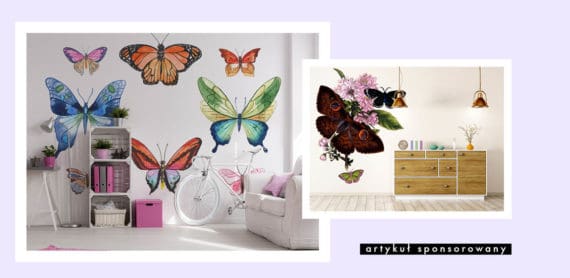 Dekoracyjne naklejki z motylami